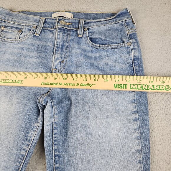 Levi's Jeans Women's 8M Blue Curvy 515 Boot Cut Light Wash Stretch Denim Pants - Picture 4 of 14